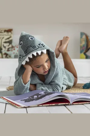 BLANCHEPORTE Peignoir De Bain Déguisement Enfant Crocodile Éponge Coton - 340 G/m²