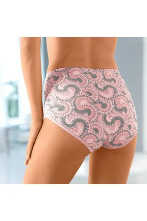 BLANCHEPORTE Culotte Forme Maxi Coton Motif Indiens Lot De 6