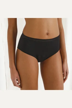 ATHENA Culotte Taille Haute Menstruelle En Coton Biologique (**) Lavable - Flux Abondant