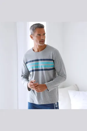 BLANCHEPORTE Tee-shirt Pyjama Manches Longues Rayures