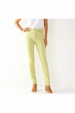 BLANCHEPORTE Pantalon Fuselé Couleur
