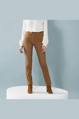 BLANCHEPORTE Pantalon Droit À Découpes, Spécial Petites