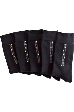 BLANCHEPORTE Mi-chaussettes Motif Carreaux - Lot De 5 Paires