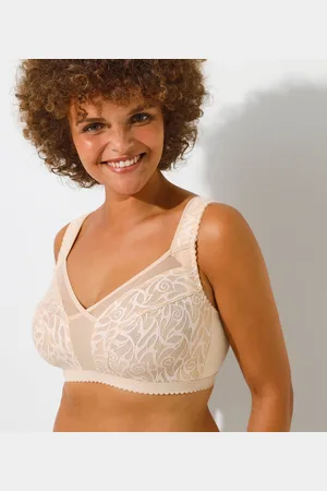 BLANCHEPORTE Soutien-gorge Dentelle Forme Minimiseur - Sans Armatures