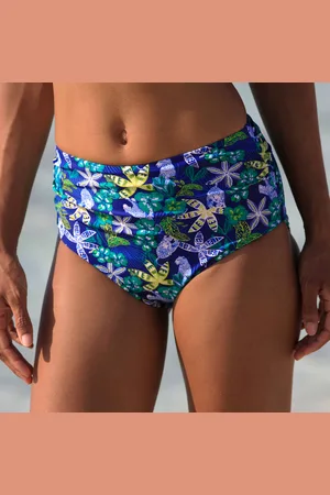 BLANCHEPORTE Bas De Maillot De Bain Sculptant Taille Haute Imprimé Naga