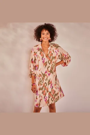 BLANCHEPORTE Robe Chemisier Imprimée