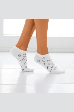 BLANCHEPORTE Chaussettes Basses Motifs Assortis - Lot De 4 Paires