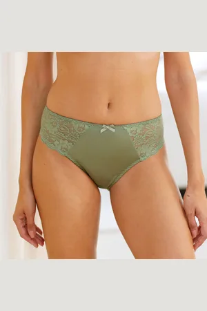 Confidence Lingerie Culotte Maille Satinée Et Dentelle Avila - Lot De 2
