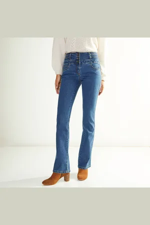 BLANCHEPORTE Jean Bootcut Taille Haute - Grande Stature