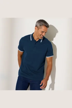 BLANCHEPORTE Polo Uni Maille Piquée Manches Courtes