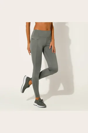 BLANCHEPORTE Legging Taille Haute Avec Empiècements Résille