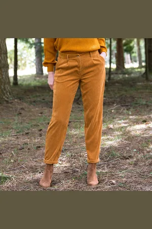 BLANCHEPORTE Pantalon 7/8ème, Velours