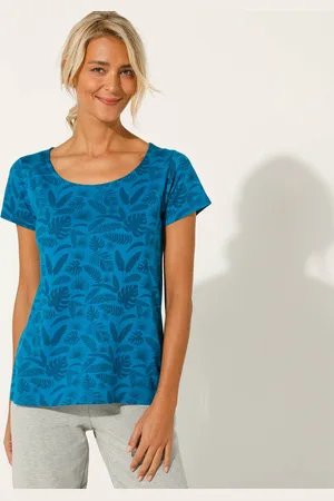 BLANCHEPORTE T-shirt Fluide Imprimé Végétal