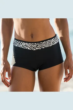 BLANCHEPORTE Boxer De Bain Lissant Imprimé Ivola