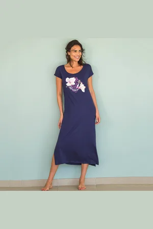 BLANCHEPORTE Chemise De Nuit Longue Manches Courtes Lot De 2