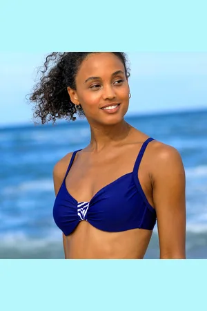 BLANCHEPORTE Haut De Maillot De Bain Avec Armatures Drapé Uni