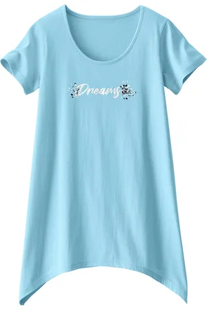 BLANCHEPORTE T-shirt Asymétrique Manches Courtes