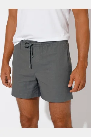 BLANCHEPORTE Short Toile Ceinture Élastiquée
