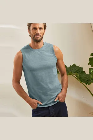 BLANCHEPORTE T-shirt Col Rond Sans Manches - Lot De 3