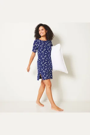 BLANCHEPORTE Chemise De Nuit Courte Imprimée "coeurs"