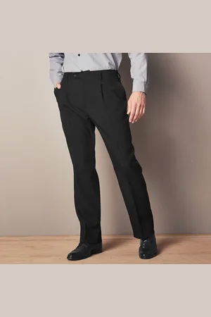 BLANCHEPORTE Pantalon Ville À Pinces Élastiqué Côtés - Polyester