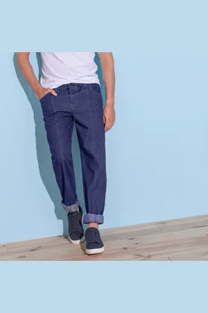 BLANCHEPORTE Pantalon Denim Léger Élastiqué