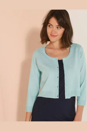 BLANCHEPORTE Gilet Boléro Boutonné