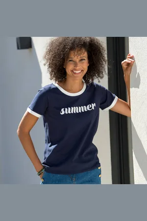 BLANCHEPORTE T-shirt Manches Courtes Imprimé "summer"