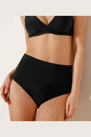 BLANCHEPORTE Slip De Bain Uni Sculptant Solaro - Ceinture Modulable