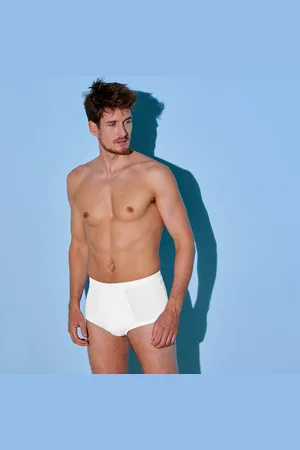 BLANCHEPORTE Slip Ouvert Taille Haute - Lot De 3