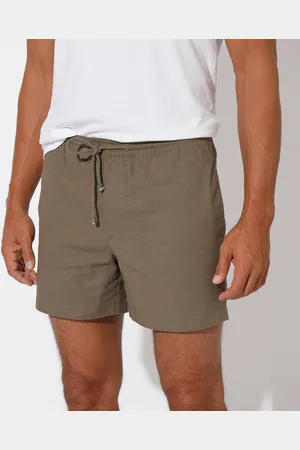 BLANCHEPORTE Short Toile Ceinture Élastiquée
