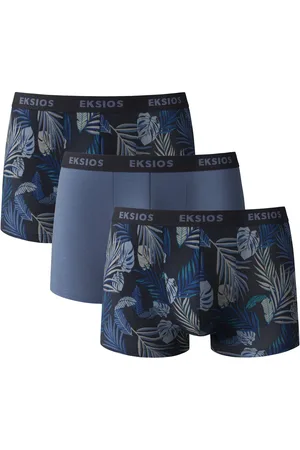 BLANCHEPORTE Boxer Imprimé Feuillage - Lot De 3