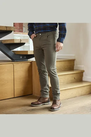 BLANCHEPORTE Pantalon 5 Poches Élastiqué Côtés - Entrej. 77 Cm