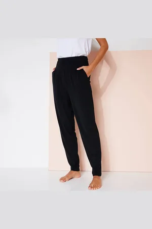 BLANCHEPORTE Pantalon De Yoga En Maille, Coupe Ultra Confort