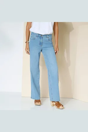 BLANCHEPORTE Jean Coupe Large Stretch, Petite Stature