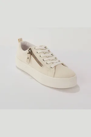 BLANCHEPORTE Tennis En Toile Compensées Zippées Et Lacées