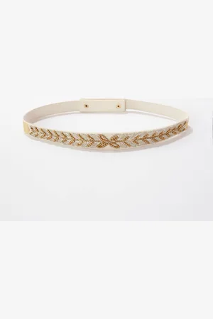 BLANCHEPORTE Ceinture Réglable À Perles Fantaisie