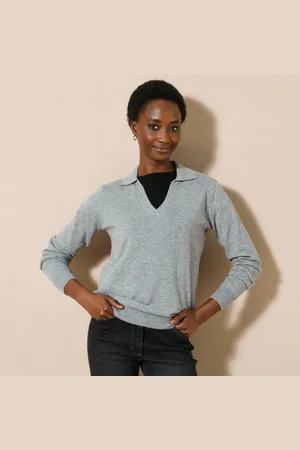BLANCHEPORTE Pull Col Polo, Laine D