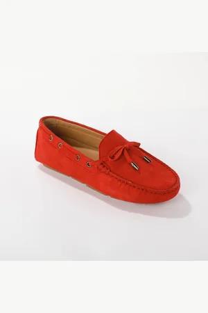 BLANCHEPORTE Mocassins En Cuir Ultra-souple À Liens