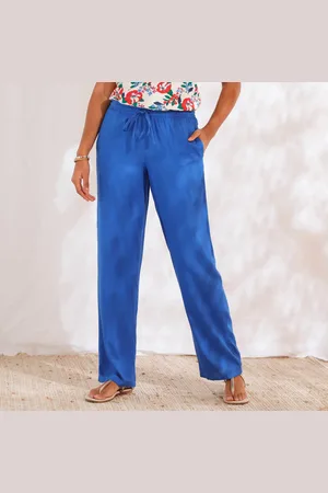 BLANCHEPORTE Pantalon Large Fluide Uni