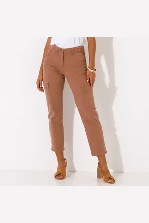 BLANCHEPORTE Pantalon 7/8ème Cargo, Twill Stretch