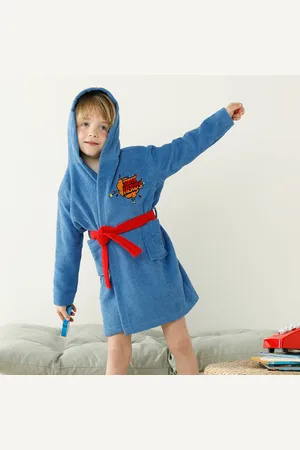 Colombine Des Petits Peignoir De Bain Enfant Super-héros À Capuche Éponge Coton - 340g/m²