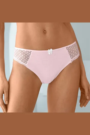 Confidence Lingerie Culotte Midi Dentelle Coton Uni Tropea - Lot De 4