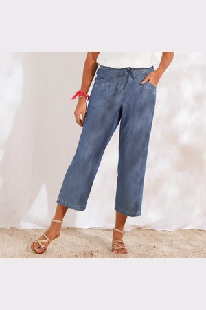 BLANCHEPORTE Pantacourt Large En Denim