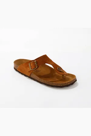 BLANCHEPORTE Mule Entredoigt Croûte De Cuir Certifié Lwg