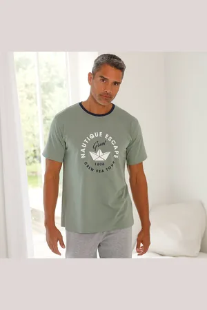 BLANCHEPORTE T-shirt Pyjama Imprimé Manches Courtes