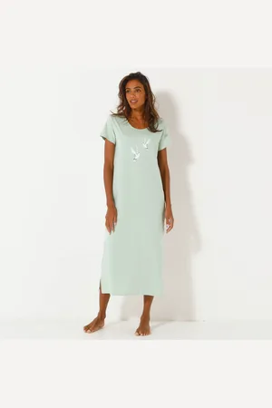 BLANCHEPORTE Chemise De Nuit Longue Oiseaux