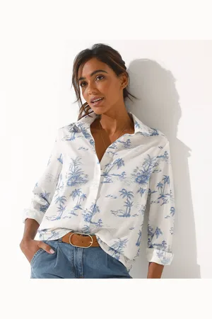 BLANCHEPORTE Chemise Imprimé Toile De Jouy