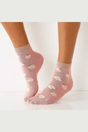 BLANCHEPORTE Mi-chaussettes Imprimées "fruits" - Lot De 3 Paires
