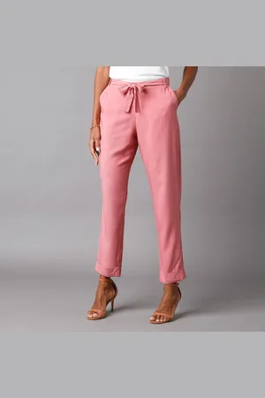 Lora Zellini Pantalon 7/8ème Fuselé Uni, Tissu Fluide